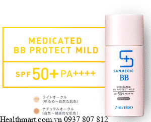 Kem nền BB Cream Shiseido Sunmedic của Nhật 2021 2022