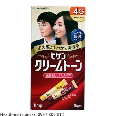 Thuốc nhuộm tóc Bigen 4G màu nâu sáng Nhật
