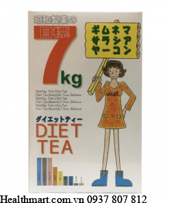 Trà giảm cân diet tea 7kg của Nhật mẫu mới 2021 hot
