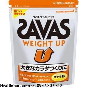 Sữa tăng cân của Nhật Savas Weight Up 1260g