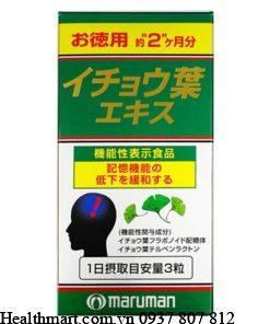 Hoạt huyết dưỡng não Ginkgo Biloba Nhật Bản 2021 2022