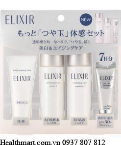 Bộ Shiseido elixir mini 4 món mẫu mới 2021