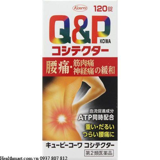 Đặc trị đau lưng q&p kowa Nhật Bản 120 viên 2021 2022