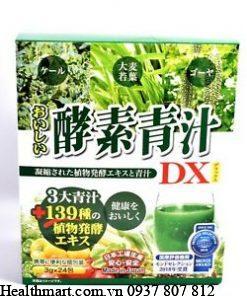 bột rau xanh aojiru enzyme dx 139 loại rau củ của nhật