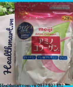 Review collagen meiji hồng của Nhật 2021 2022