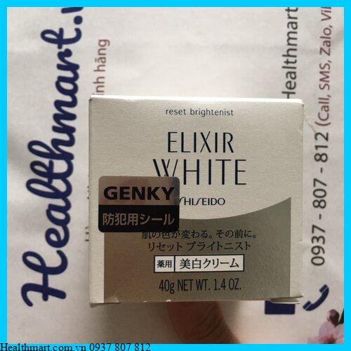 kem đêm shiseido elixir white reset brightenist Nhật 2021 2022