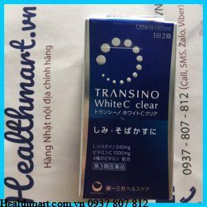 Review viên trắng da transino C của Nhật 2021 hot