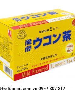 Trà nghệ lên men Okinawa mild flavored turmeric tea Nhật 2021 2022