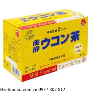 Trà nghệ lên men Okinawa mild flavored turmeric tea Nhật 2021 2022