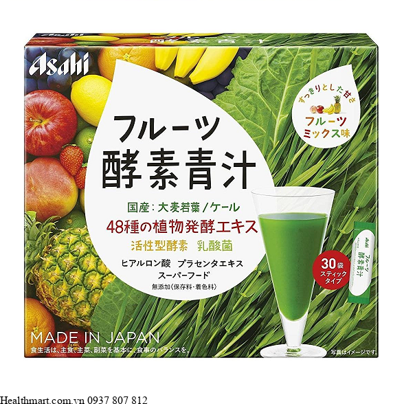 Bột Asahi ezyme trái cây lên men 30 gói 