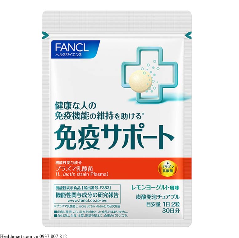 Viên uống Fancl axit lactic tăng sức đề kháng 60 viên