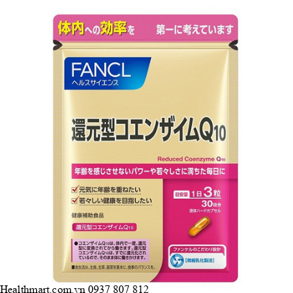 Viên uống Fancl coenzyme q10 150% 90 viên