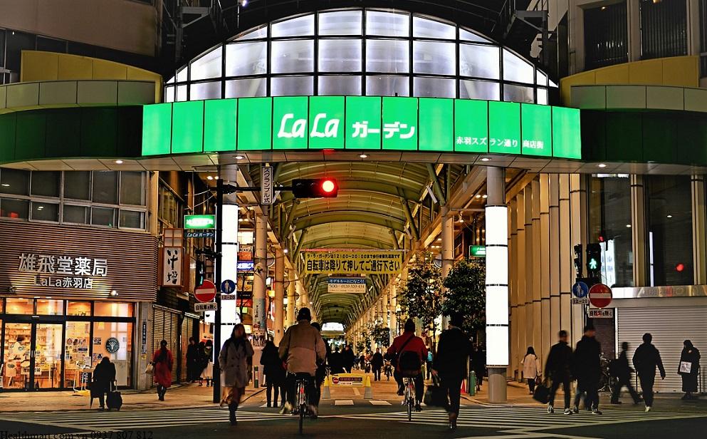 khu mua sắm ở Tokyo