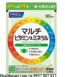 Vien Uong Fancl 22 Loai Vitamin Khoang Chat 0