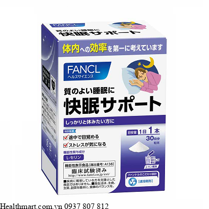 Viên uống Fancl axit amin ngủ ngon 30 ngày
