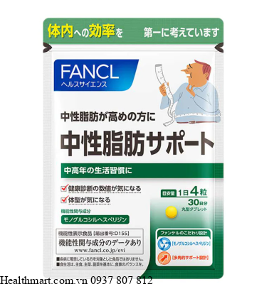 Viên uống Fancl giảm chất béo trung tính 120 viên