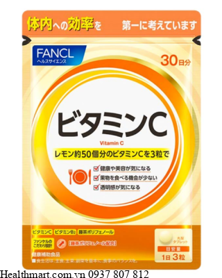 Viên uống Fancl vitamin C 90 viên
