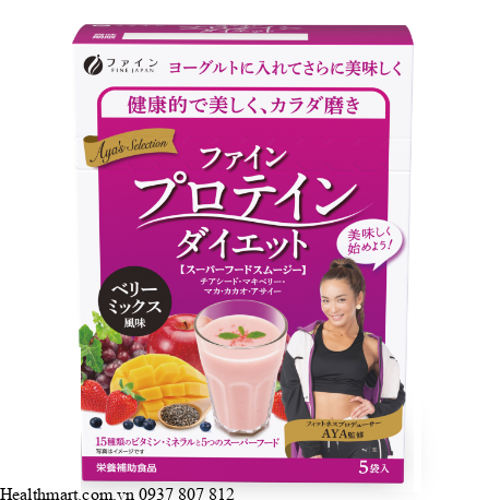 Sinh tố Protein AYA'S selection berry mix 5 gói