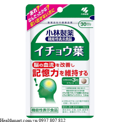 Viên uống Kobayashi Ginkgo Biloba 90 viên