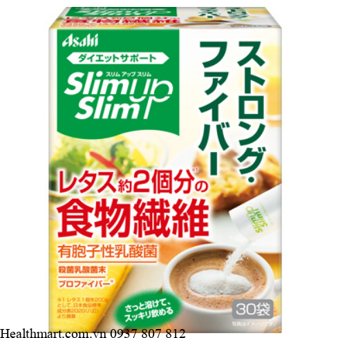 Bột Asahi bổ sung chất xơ, acid lactic 30 gói