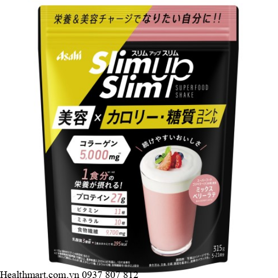 Sinh tố Asahi slim up lactic 315g