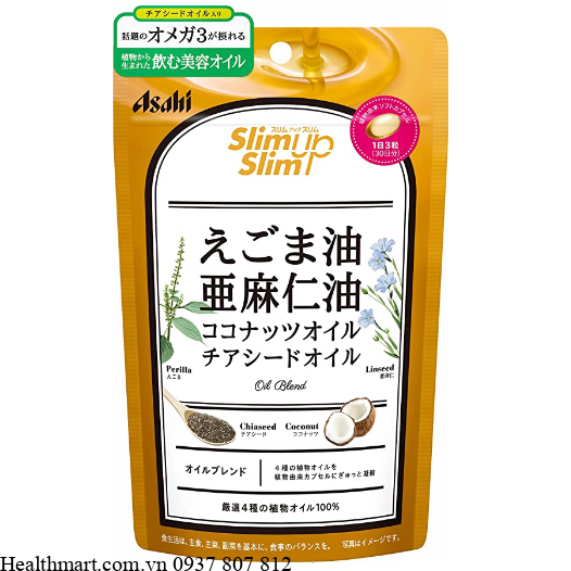 Viên Asahi dầu thực vật 90 viên