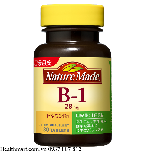 Vitamin B1 nature made 80 viên