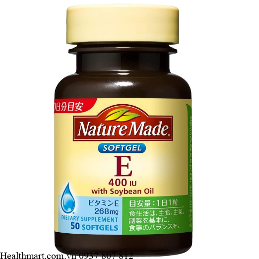Vitamin E Nature Made 50 viên