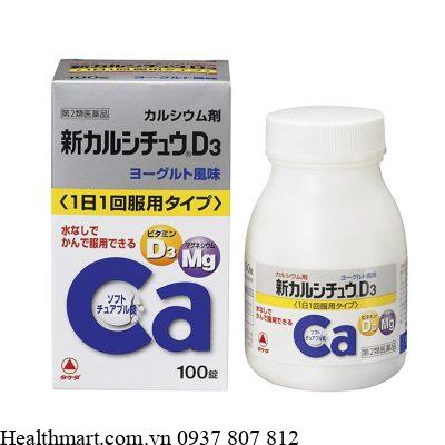 Canxi Vitamin D3 Mg Alinamin Nhật Bản
