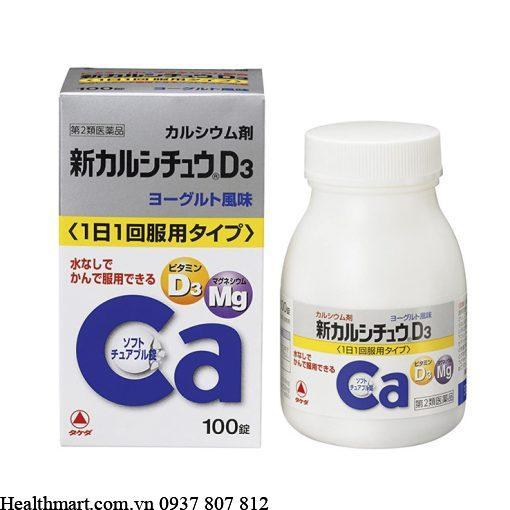 Canxi Vitamin D3 Mg Alinamin Nhật Bản