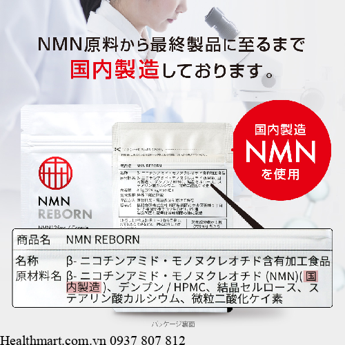 Viên NMN Reborn của Nhật 30 viên