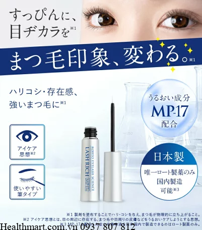 Serum dưỡng mi Rohto Eyelash Science Lash Rich 2.5ml